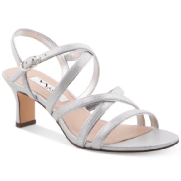 NWOT Nina Genaya Womens Strappy Evening Sandals - Picture 8 of 8